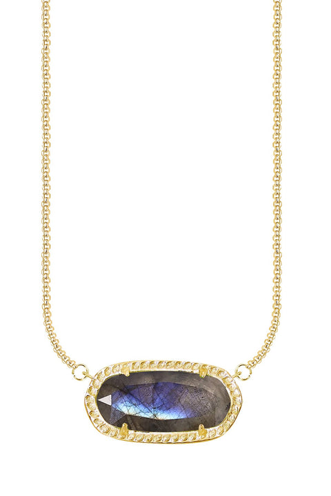 Labradorite Pendant Necklace - GF