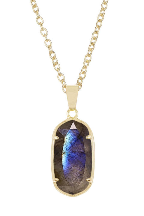 Labradorite Casey Pendant Necklace - GF