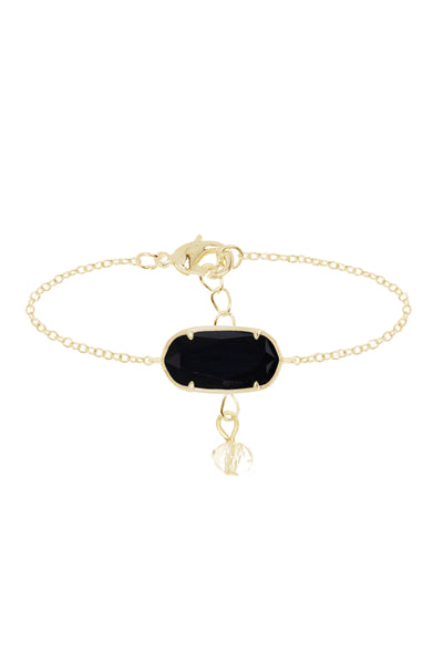 Black Onyx Link Bracelet - GF