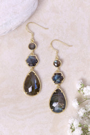 Labradorite Statement Earrings - GF