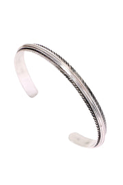 Sterling Silver Feather Cuff Bracelet - SS
