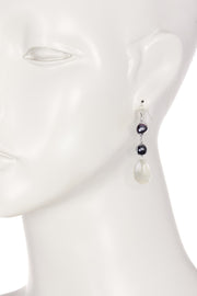 Mother Of Pearl Drop Earrings - SF