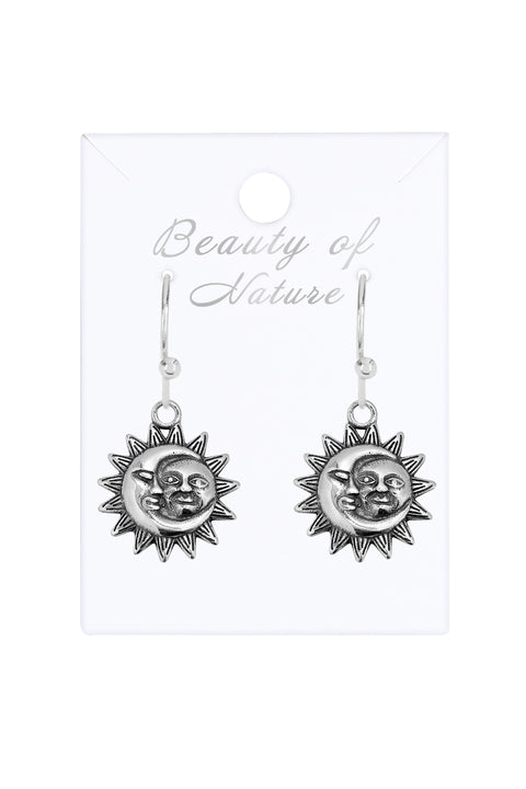 Sun & Moon Drop Earrings - SF