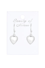 Polished Heart Earrings - SF