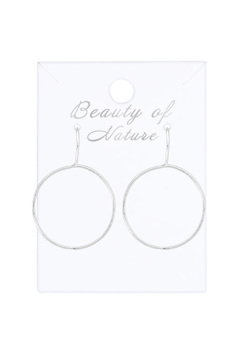 Sterling Silver Freeform Threader Earrings - SS