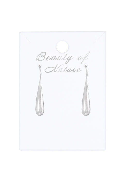 Sterling Silver Basic Drop Earrings - SS