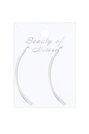 Sterling Silver Basic Threader Drop Earrings - SS