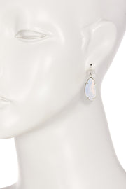 Moonstone Crystal Fancy Cut Drop Earrings - SF