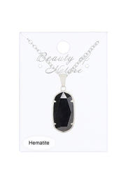 Hematite Casey Pendant Necklace - SF