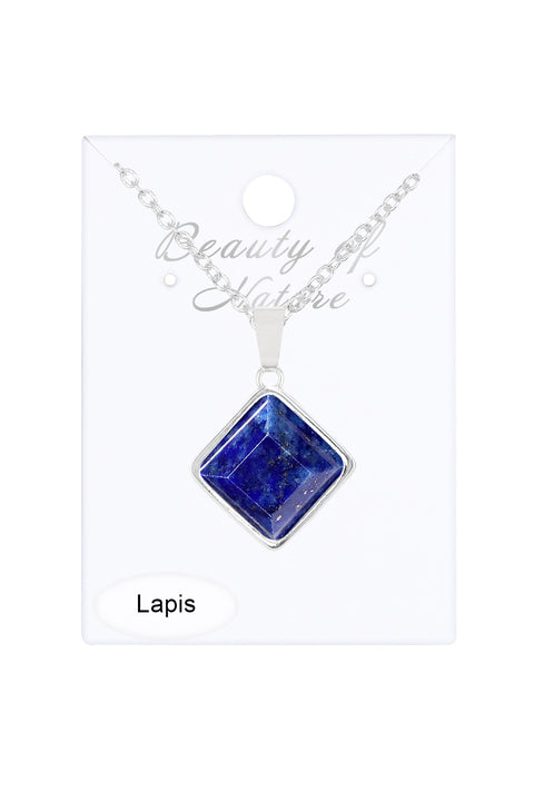 Lapis Rachel Pendant Necklace - SF