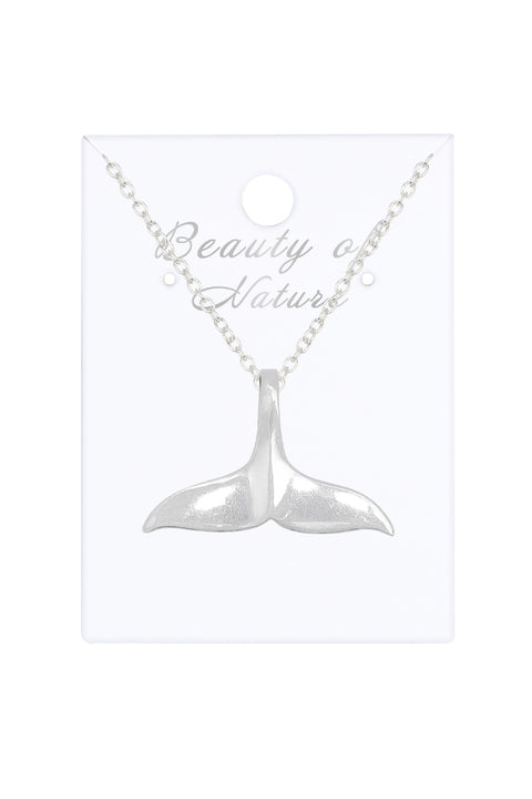 WhaleTail Pendant Necklace - SF