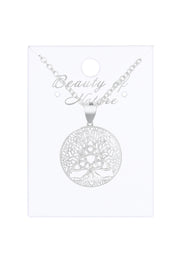 Sterling Silver Celtic Gaia Pendant Necklace - SS