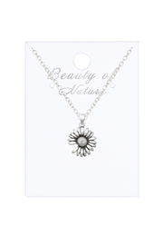 Sunflower Pendant Necklace - SF