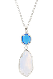 Moonstone Crystal Hanging Pendant Necklace - SF