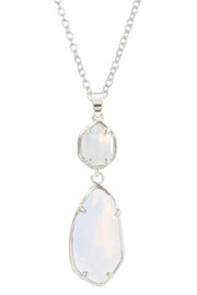 Moonstone Crystal Hanging Pendant Necklace - SF