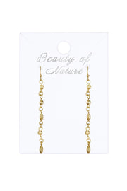 Beaded Drop Earrings - GF