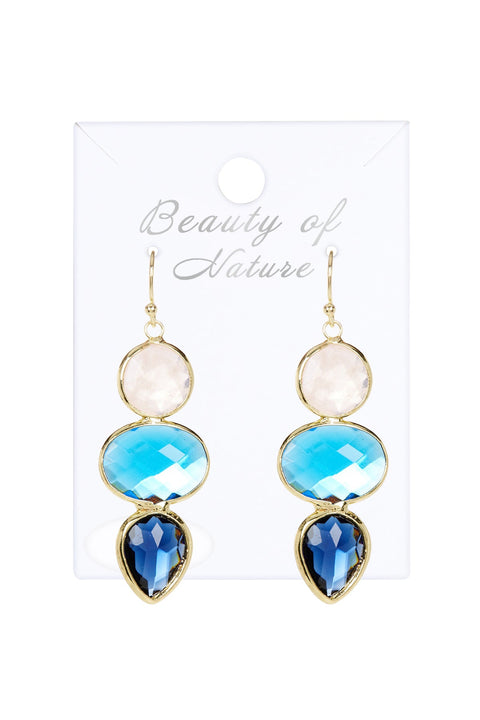 Mixed Crystal Sonya Earrings - GF