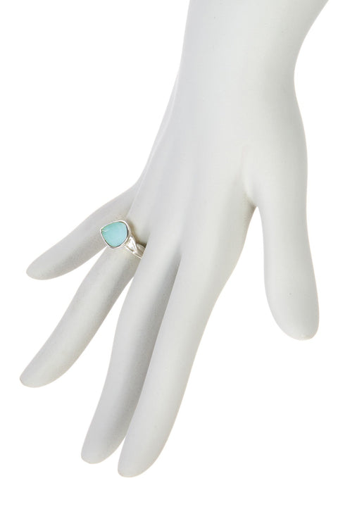 Amazonite Teardrop Ring - SF