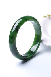 Premium Natural Hetian Jade Bangle