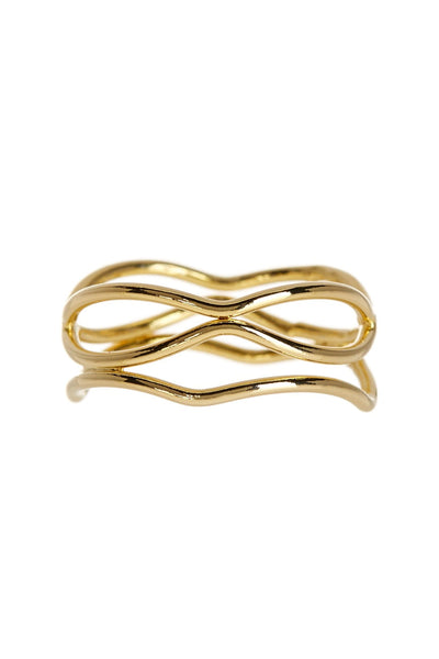 Handmade Geometric Infinity Wire Ring - GF