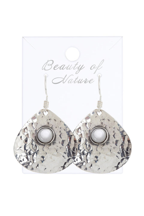 Mother Of Pearl & Drop Earrings - SF