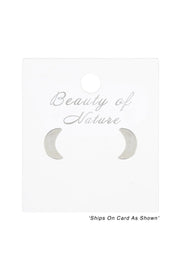 Moon Post Earrings - SF