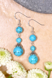 Turquoise Red River Earrings - SF