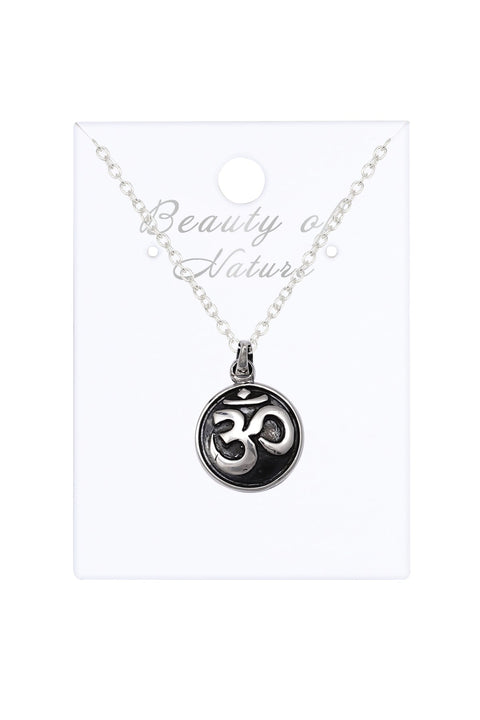 Sacred Ohm Pendant Necklace - SF
