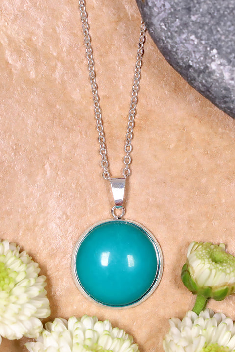 Turquoise Pendant Necklace - SF