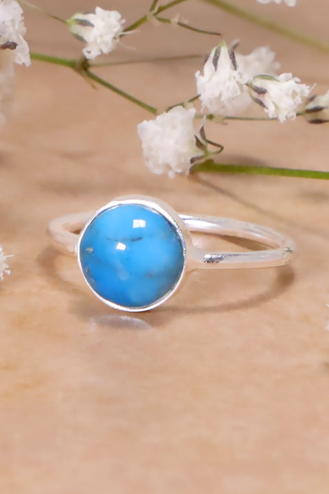Turquoise Statement Cabochon Ring - SF