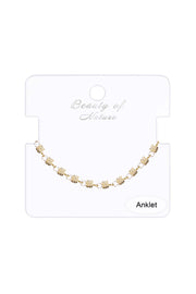 Square Links Anklet - GF
