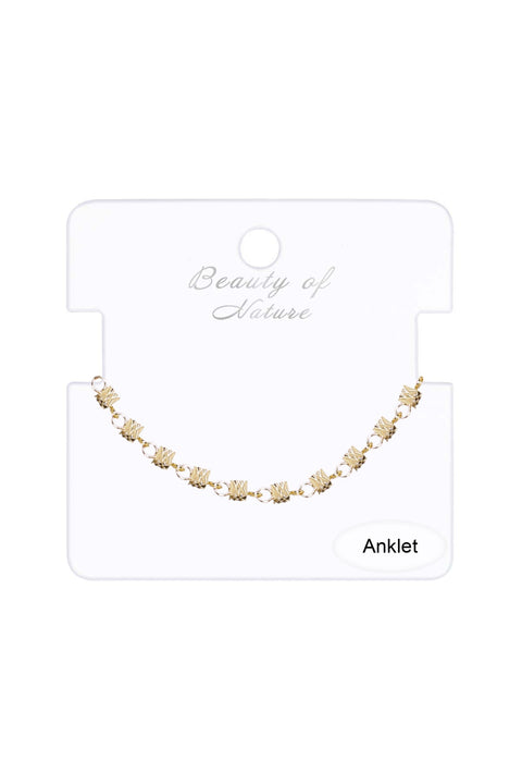 Square Links Anklet - GF