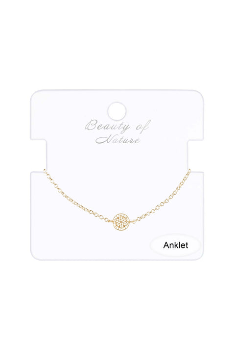 Filigree Charm Anklet - GF
