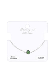 Green Aventurine Savannah Anklet - SF