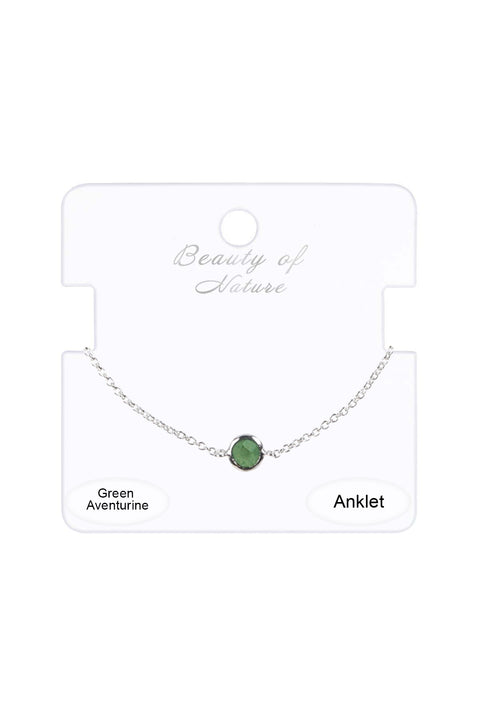 Green Aventurine Savannah Anklet - SF