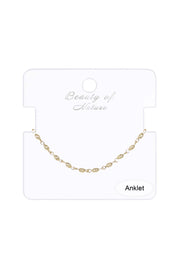 Jessica With Bead Detail Anklet - GF