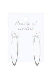 Large Hammered Lever Back Hoop Earrings - SF