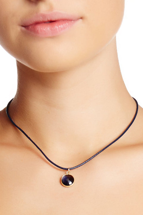 London Crystal Briolette Choker Necklace - GF