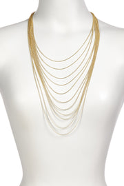 Multi Strand Drape Necklace - GF