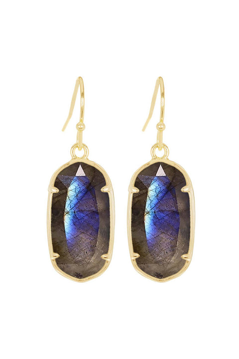 Labradorite Casey Drop Earrings - GF