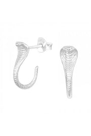 Sterling Silver Snake Ear Studs - SS