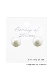 Fresh Water Pearl 5mm Ear Studs - SS