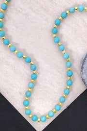 Turquoise Chakra Necklace - GF
