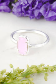 Rose Crystal Small Cab Ring - SF
