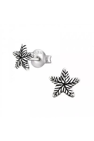 Sterling Silver Starfish Ear Studs - SS