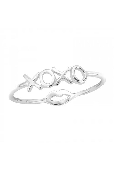 Sterling Silver "XOXO" Ring - SS