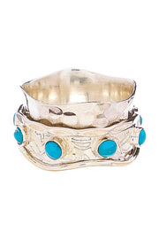 Turquoise Wave Spinner Ring - SF