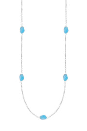 Amazonite Long Station Necklace - SF