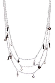 Austrian Crystal Multi Strand Layered Necklace - SF