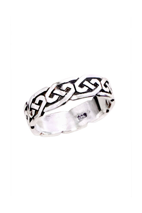 Sterling Silver Celtic Band Ring - SS